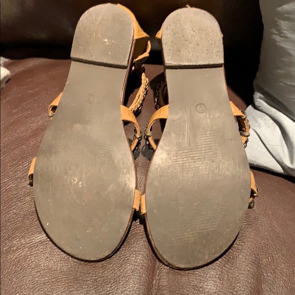 Henry Ferrera leather sandals SZ 7 - Picture 3 of 3